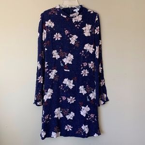 Love Fire Long Sleeve Carnation Dress Medium